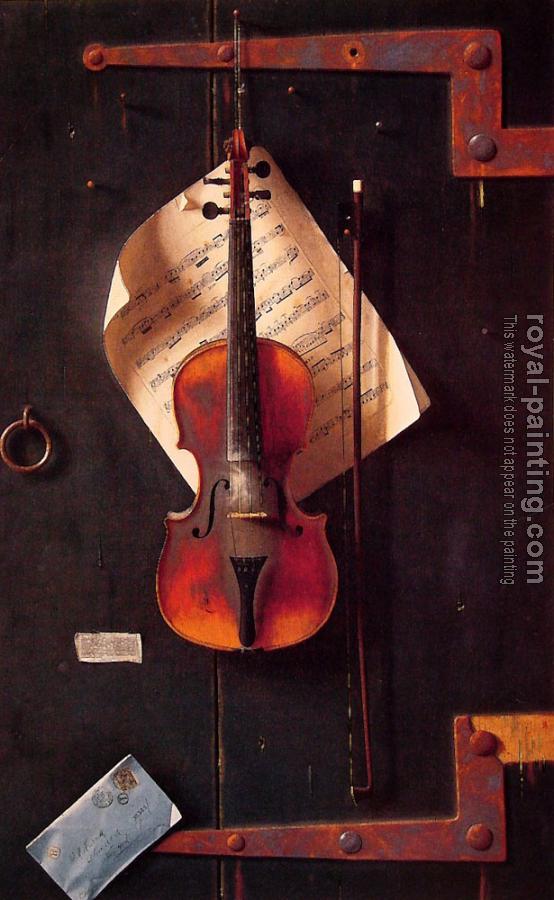 William Michael Harnett : The Old Violin